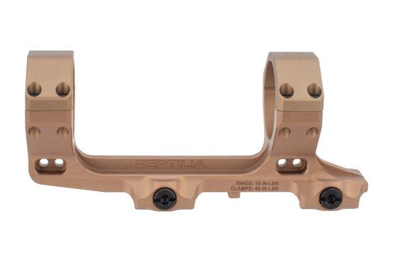 Reptilia Corp AUS mount in FDE with 1.54" optical height